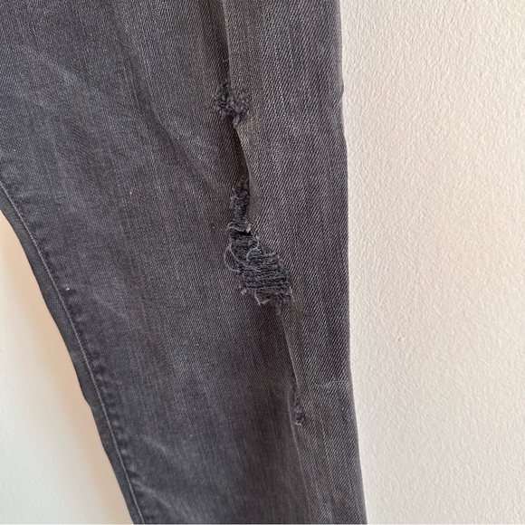 Current Elliot the crop skinny night wash distressed black jeans size 29 - Picture 4 of 6
